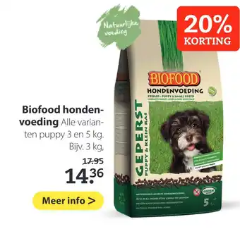 Boerenbond Biofood aanbieding