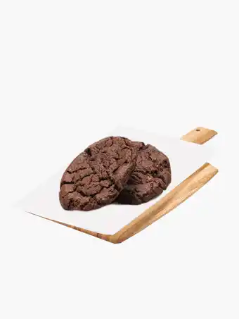 Flink De Stadsbakkerij American cookie double chocolate 2st 90g aanbieding