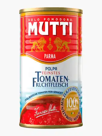 Flink Mutti Tomatenpulp Fijn 400g aanbieding