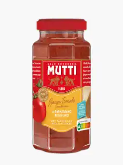 Flink Mutti Pastasaus Parmigiano Reggiano 400g aanbieding