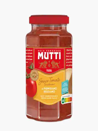 Flink Mutti Pastasaus Parmigiano Reggiano 400g aanbieding