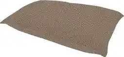 Intratuin Overseas Petlife hondenkussen Teddy taupe 100 x 70 x 10 cm aanbieding