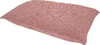 Intratuin Overseas Petlife hondenkussen Teddy roze 100 x 70 x 10 cm aanbieding