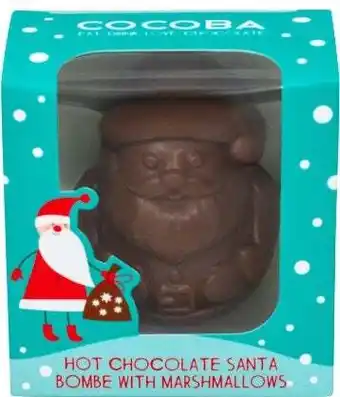 Intratuin Chocoba Chocolate hot chocolate bombe Kerstman aanbieding