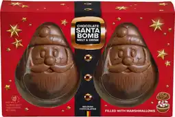 Intratuin Ickx chocoladebom Santa melk 100 gr 2 stuks aanbieding