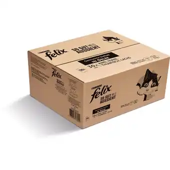 Pets Place Felix Multibox Elke Dag Feest Mix Selectie In Gelei - Kattenvoer - Rund Tonijn Kip 120x85 g aanbieding