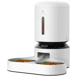 Pets Place Petlibro Granary Automatische Dubbele Voerbak - Kattenvoerbak - 5 l Wit aanbieding
