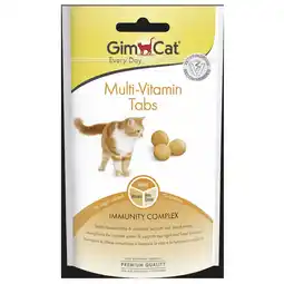 Pets Place Gimcat Multi-Vitamine Tabs - Kattensnack - 40 g aanbieding
