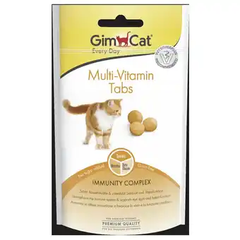 Pets Place Gimcat Multi-Vitamine Tabs - Kattensnack - 40 g aanbieding