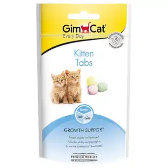 Pets Place Gimcat Kitten Tabs - Kattensnack - 40 g aanbieding