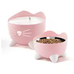 Pets Place Catit Pixi Fountain Combo Kit - Kattendrinkbak - Pink Wit aanbieding
