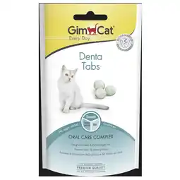Pets Place Gimcat Denta Tabs - Kattensnack - 40 g aanbieding