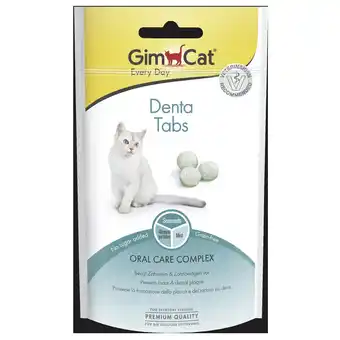 Pets Place Gimcat Denta Tabs - Kattensnack - 40 g aanbieding