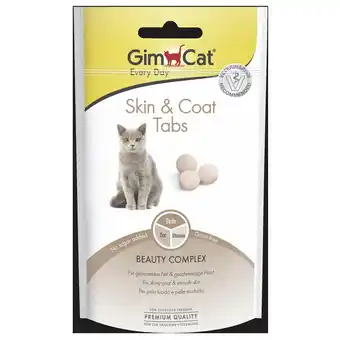 Pets Place Gimcat Skin & Coat Tabs - Kattensnack - 40 g aanbieding