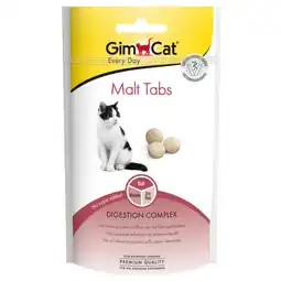Pets Place Gimcat Malt Tabs - Kattensnack - Malt 40 g aanbieding