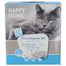 Pets Place Happy Home Kattenbakvulling Ultra White - Kattenbakvulling - 10 l aanbieding