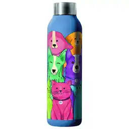 Pets Place Petjoy Drinkfles Purrfect - Cadeau Overig - Ø7.2x22.5 cm 500 ml Multi-Color aanbieding