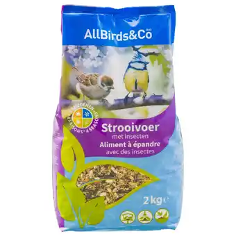 Pets Place Allbirds&Co Strooivoer Met Insecten - Tuinvogelvoer - 2 kg aanbieding