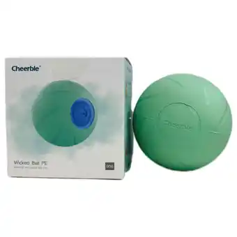 Pets Place Cheerble Wicked Smart Ball - Zelfrollend - Hondenspeelgoed - Groen 2 aanbieding