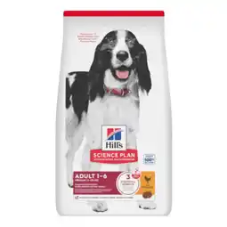Pets Place Hill's Canine Adult Medium Breed - Hondenvoer - Kip 14 kg aanbieding