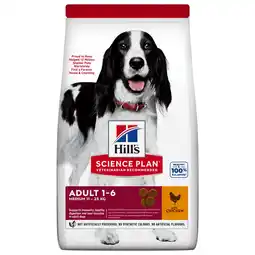 Pets Place Hill's Canine Adult Medium Breed - Hondenvoer - Kip 14 kg aanbieding