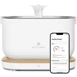 Pets Place Petlibro Dockstream Smart Waterfontein - Waterfontein - Wit aanbieding