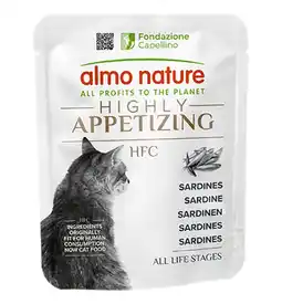 Pets Place Almo Nature Hfc Highly Appetizing - Kattenvoer - Sardines 50 g aanbieding