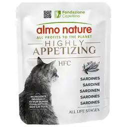 Pets Place Almo Nature Hfc Highly Appetizing - Kattenvoer - Sardines 50 g aanbieding
