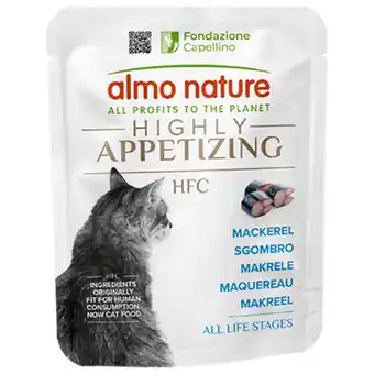 Pets Place Almo Nature Hfc Highly Appetizing - Kattenvoer - Makreel 50 g aanbieding