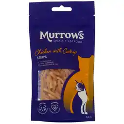 Pets Place Murrows Kipreepjes Met Kattenkruid - Kattensnack - Kip 50 g aanbieding