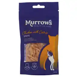 Pets Place Murrows Kipreepjes Met Kattenkruid - Kattensnack - Kip 50 g aanbieding