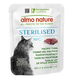 Pets Place Almo Nature Hfc Sterilised - Kattenvoer - Tonijn Stille Oceaan 50 g aanbieding