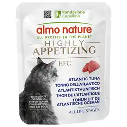 Pets Place Almo Nature Hfc Highly Appetizing - Kattenvoer - Atlantische Tonijn 50 g aanbieding