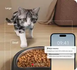 Pets Place Petlibro Granary Automatische Voerbak Met Camera - Voerbak - 5 l Zwart aanbieding