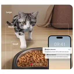 Pets Place Petlibro Granary Automatische Voerbak Met Camera - Voerbak - 5 l Zwart aanbieding