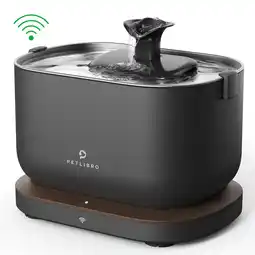 Pets Place Petlibro Dockstream Smart Waterfontein - Waterfontein - Zwart aanbieding