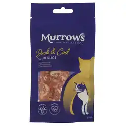 Pets Place Murrows Sushi Rol - Kattensnack - Eend Kabeljauw 50 g aanbieding