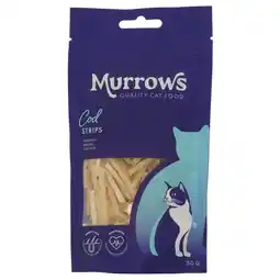 Pets Place Murrows Kabeljauwreepjes - Kattensnack - Kabeljauw 50 g aanbieding