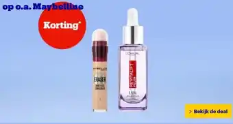 Bol.com op o.a. Maybelline aanbieding