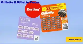Bol.com Gillette & Gillette Venus aanbieding