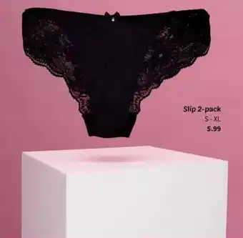Wibra Slip 2-pack aanbieding