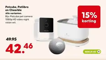 Boerenbond Petcube, Petlibro en Cheerble aanbieding