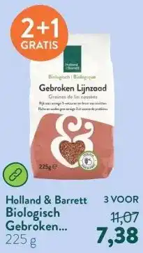 Holland & Barrett Biologisch Gebroken Lijnzaad aanbieding