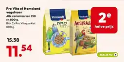 Pets Place Pro Vita of Homeland vogelvoer aanbieding