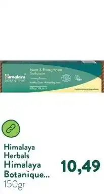 Holland & Barrett Himalaya Botanique Tandpasta Neem & Granaatappel aanbieding