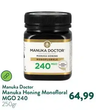 Holland & Barrett Manuka Honing Monofloral MGO 240 aanbieding
