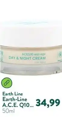 Holland & Barrett Earth·Line A.C.E. Q10 Dag & Nachtcrème aanbieding