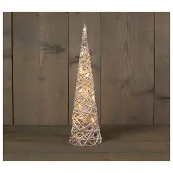 Pets Place Anna's Collection Decoratieboom Besneeuwd - Kerstverlichting - 60 cm Warm Wit 15 led aanbieding