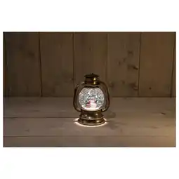 Pets Place Anna's Collection Lantaarn Met Sneeuwman - Kerstverlichting - 15x15x21 cm Warm Wit aanbieding