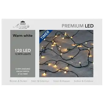 Pets Place Anna's Collection Led Verlichting Met Trafo - Kerstverlichting - 12 m 760 g Warm Wit 12 led aanbieding